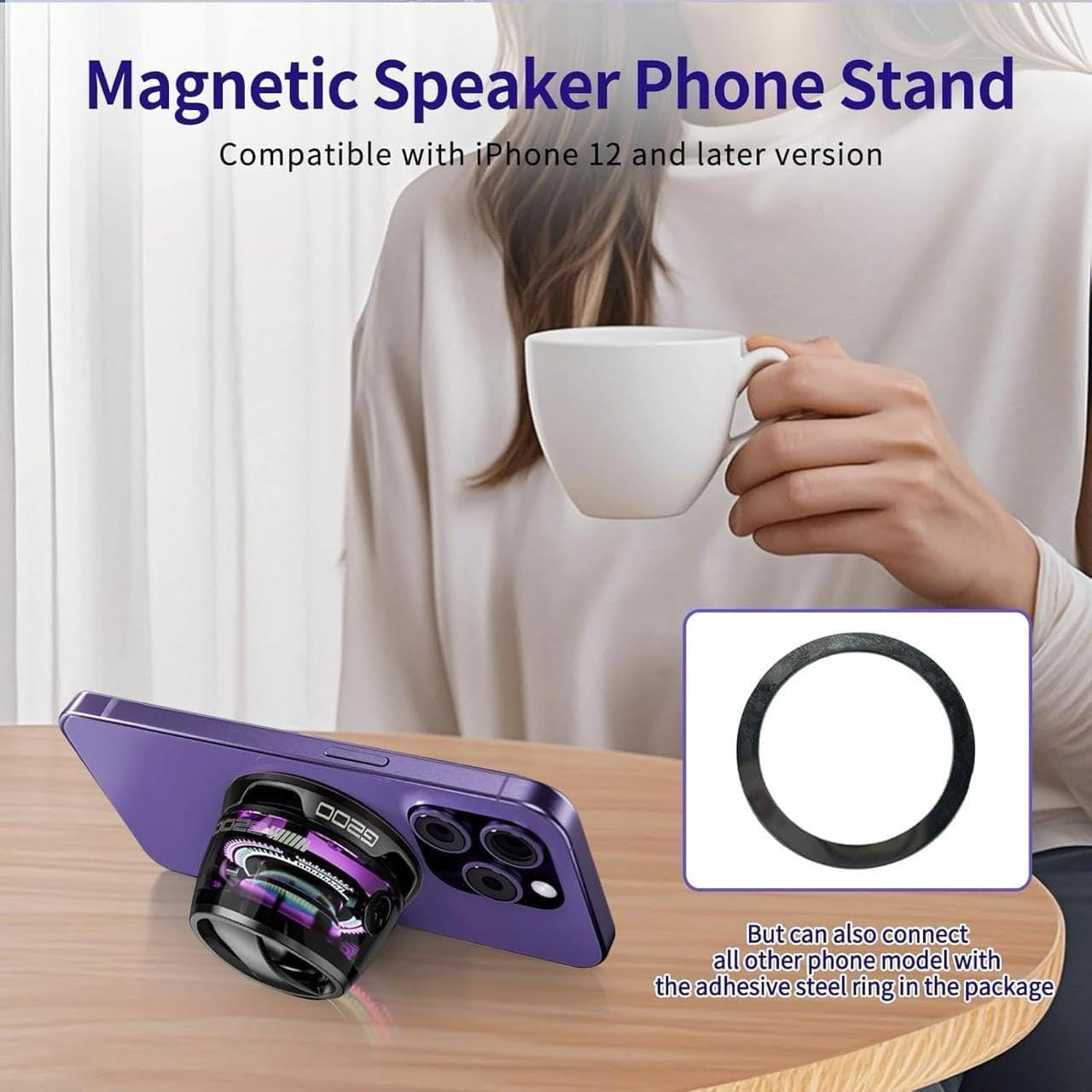 The MagForce | Premium MagSafe Magnetic Bluetooth Speaker