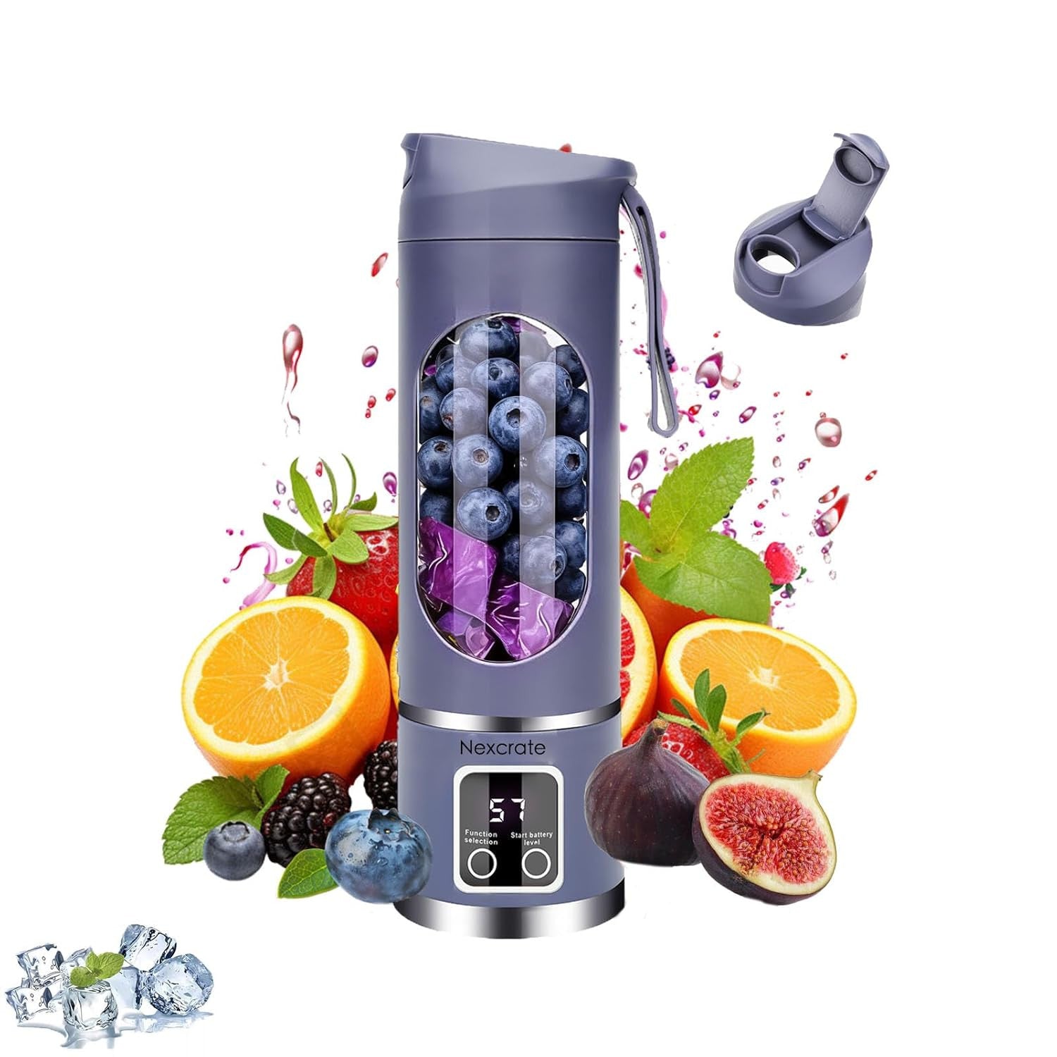The Cyclone | Premium 12-Blade High-Velocity Portable Juicer Blender (450ML USB-C Rechargeable)