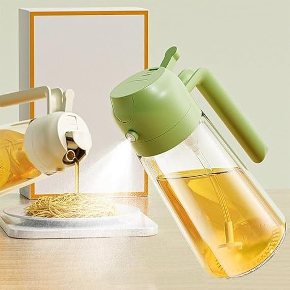 The Mist | Premium 2-in-1 Dual-Action Glass Oil Sprayer & Dispenser