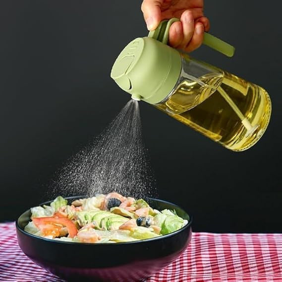 The Mist | Premium 2-in-1 Dual-Action Glass Oil Sprayer & Dispenser
