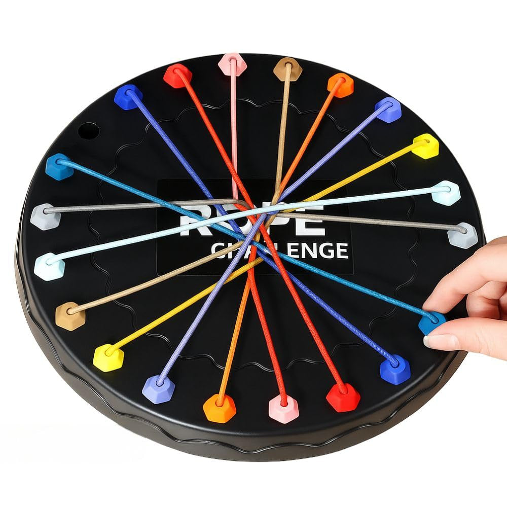 The Paradox | Premium 10-in-1 Multi-Level Rope Untangling Brain Teaser (STEM Strategy Board Game)