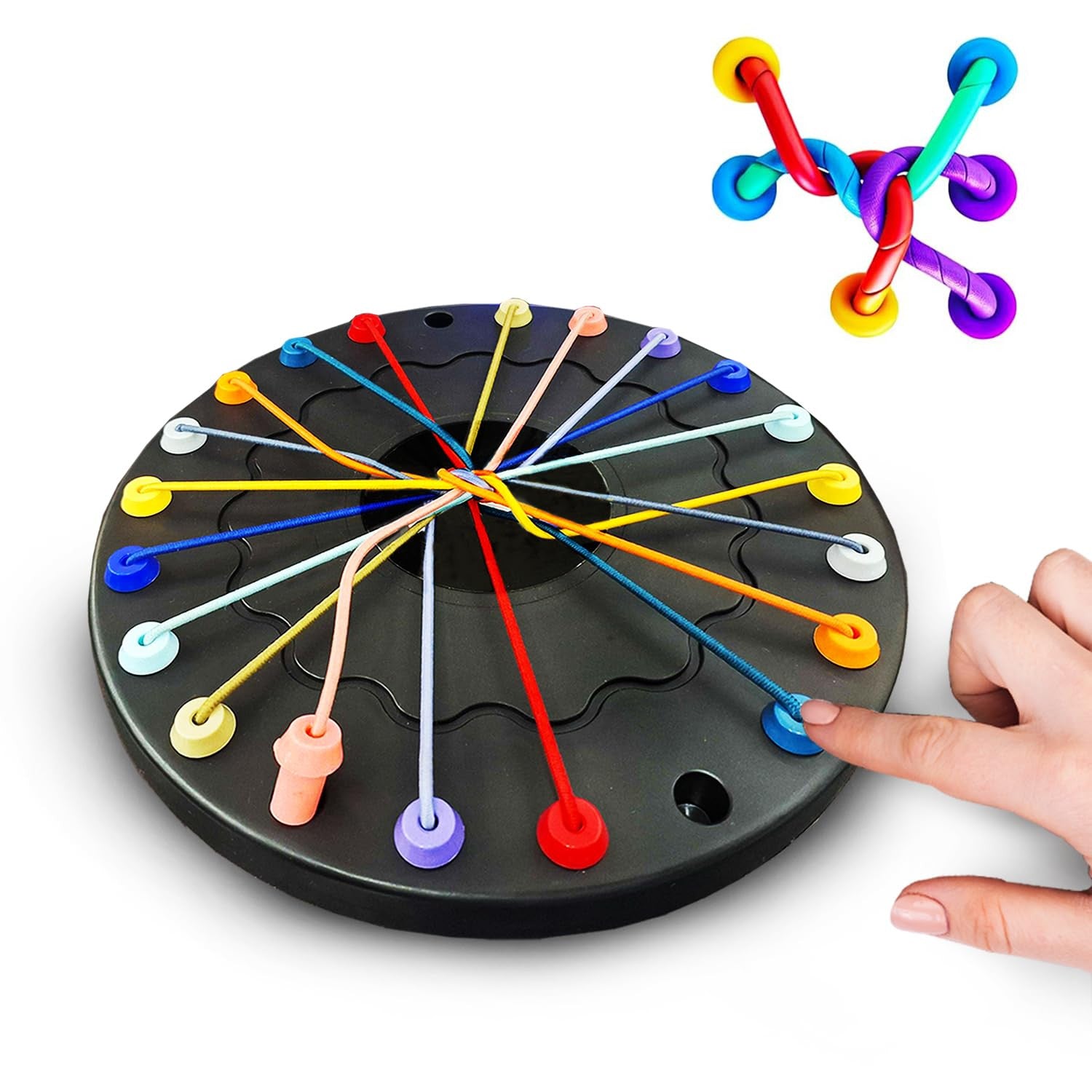 The Paradox | Premium 10-in-1 Multi-Level Rope Untangling Brain Teaser (STEM Strategy Board Game)