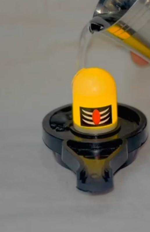 The Aura | Premium Water-Activated Smokeless LED Shivling (Spiritual Decor Edition)